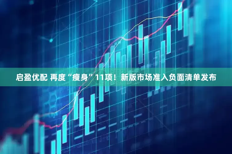 启盈优配 再度“瘦身”11项！新版市场准入负面清单发布