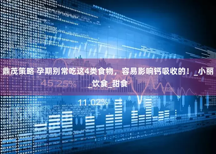 鼎茂策略 孕期别常吃这4类食物，容易影响钙吸收的！_小丽_饮食_甜食